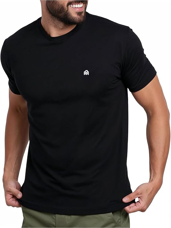 T-Shirts Soft Cotton Blend Crew Neck Tee